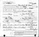 Jean Donnelly and Ron Miller Marriage Certificate