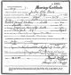 Mary Furlong and Donald Western marriage certificate