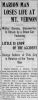 Article about Walter Dancey Killed by a Streetcar