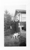 Elizabeth Webb (nee Donnelly) and Ada Webb with Bob the dog