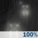 Tonight: Rain before 3am, then rain showers. Cloudy. Low around 46, with temperatures rising to around 48 overnight. South wind 5 to 13 mph. Chance of precipitation is 100%. New rainfall amounts between three quarters and one inch possible. Tonight: Rain